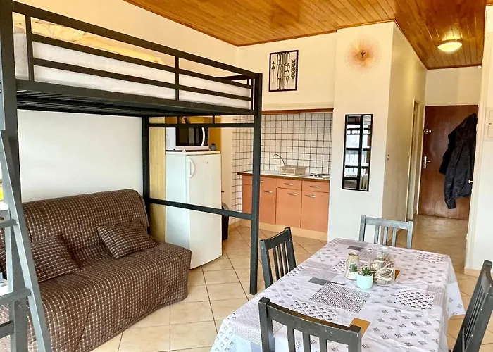 Studio Au Pied Des Pistes Avec Vue Imprenable Sur La Station