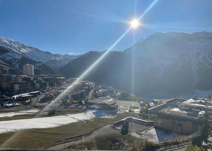 Studio Au Pied Des Pistes Avec Vue Imprenable Sur La Station